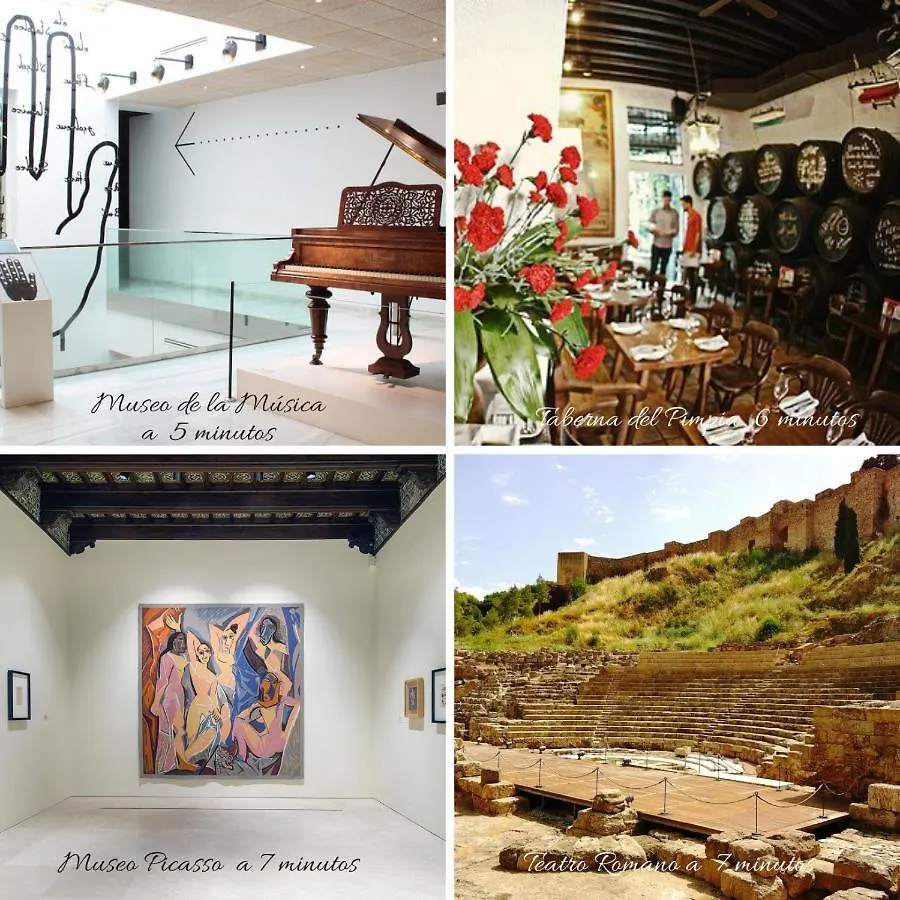 La Bohème Málaga centro junto casa natal Picasso Appartamento